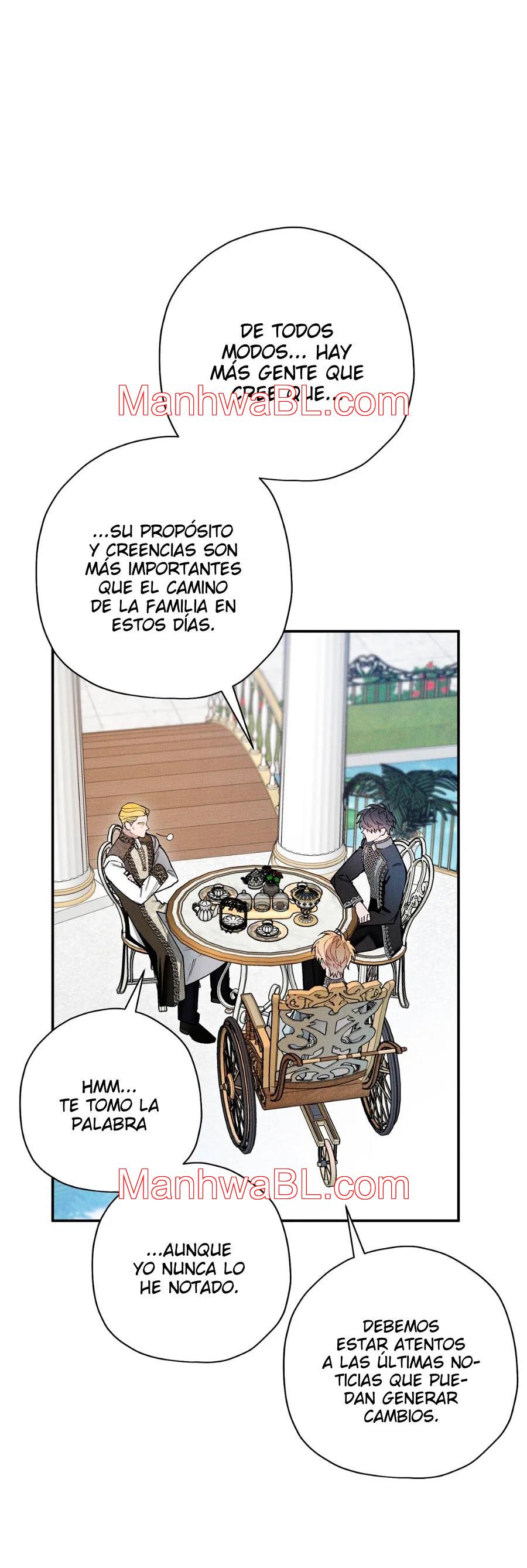 Ocultando que el maldito príncipe es un omega - Capítulo 48 manhwa