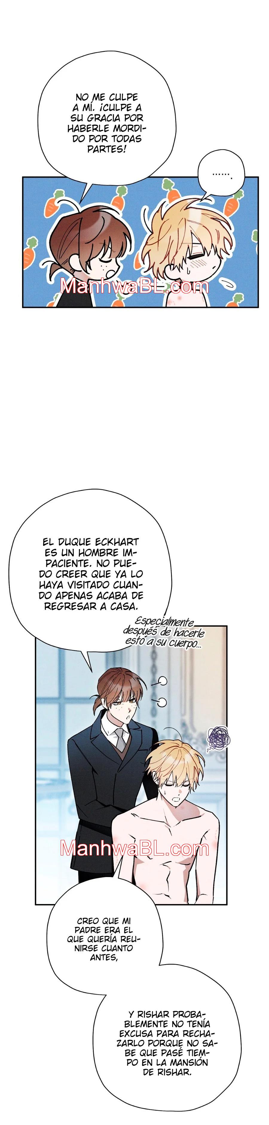 Ocultando que el maldito príncipe es un omega - Capítulo 48 manhwa