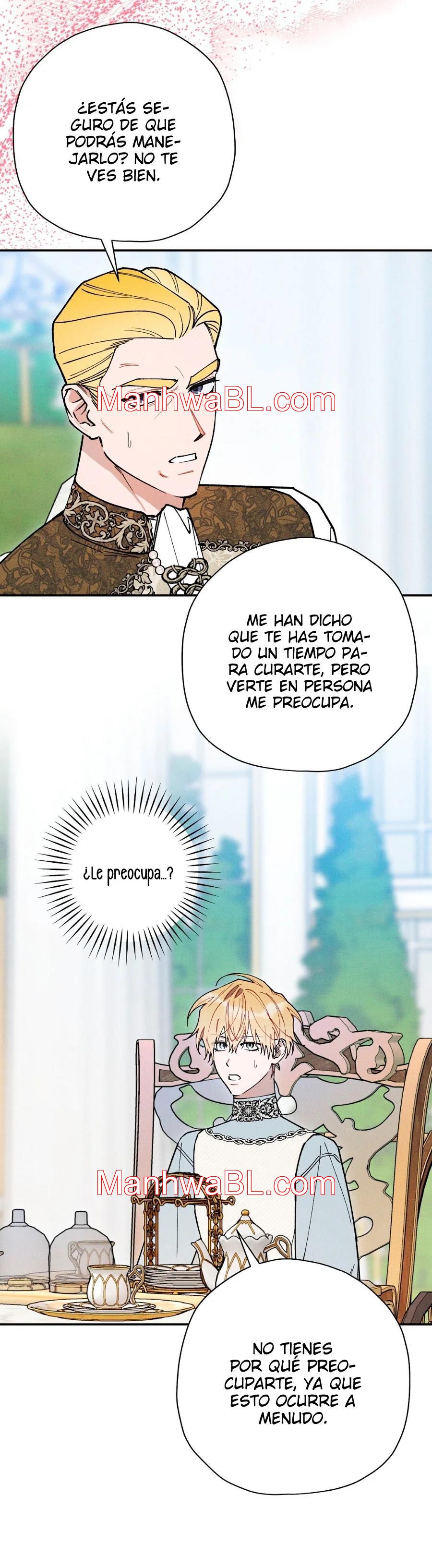 Ocultando que el maldito príncipe es un omega - Capítulo 48 manhwa