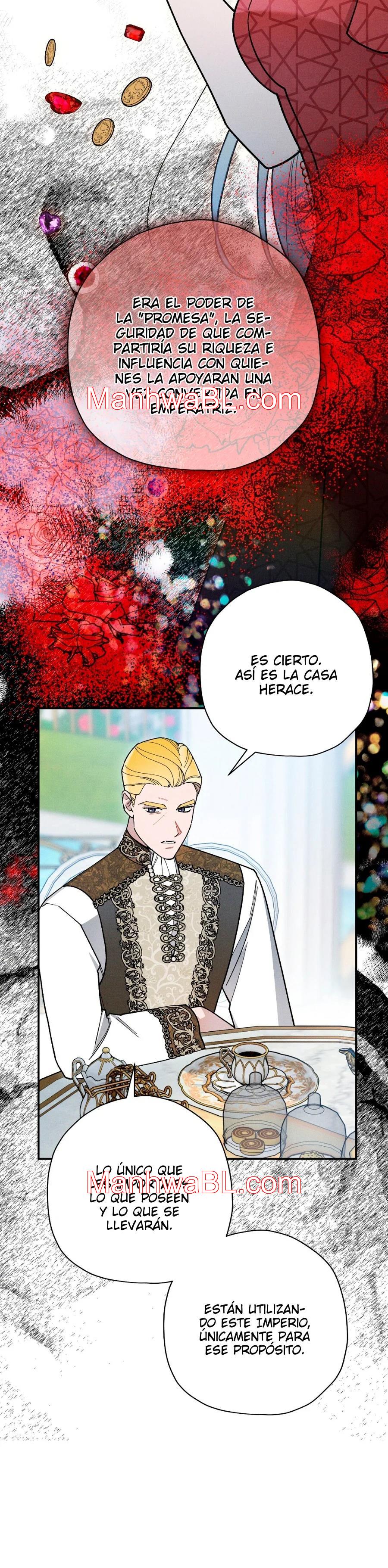 Ocultando que el maldito príncipe es un omega - Capítulo 48 manhwa