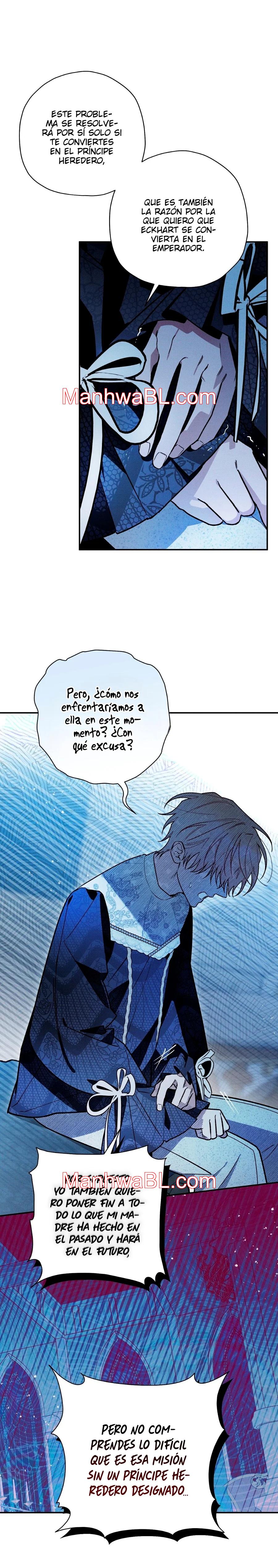 Ocultando que el maldito príncipe es un omega - Capítulo 42 manhwa