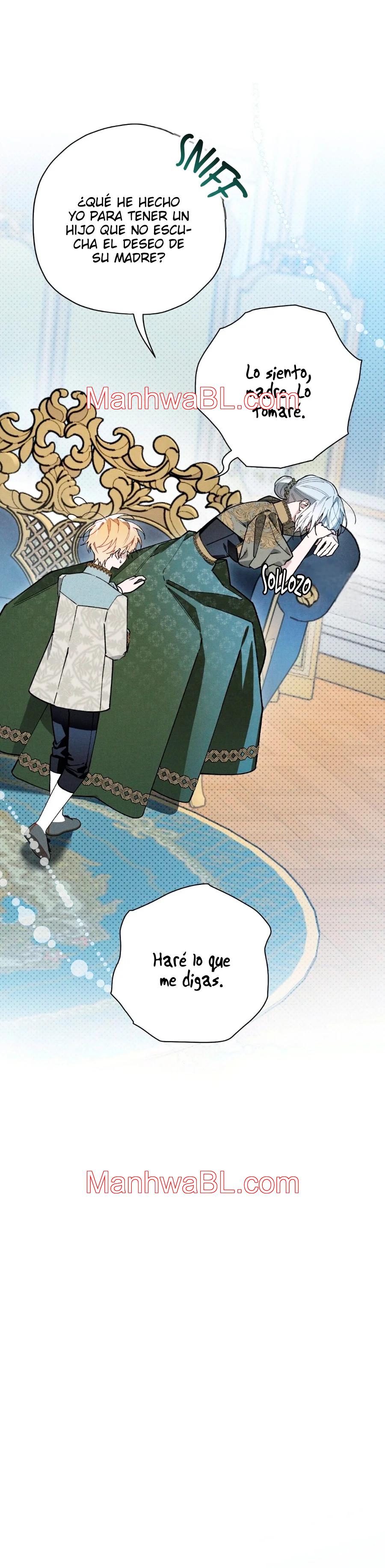 Ocultando que el maldito príncipe es un omega - Capítulo 42 manhwa