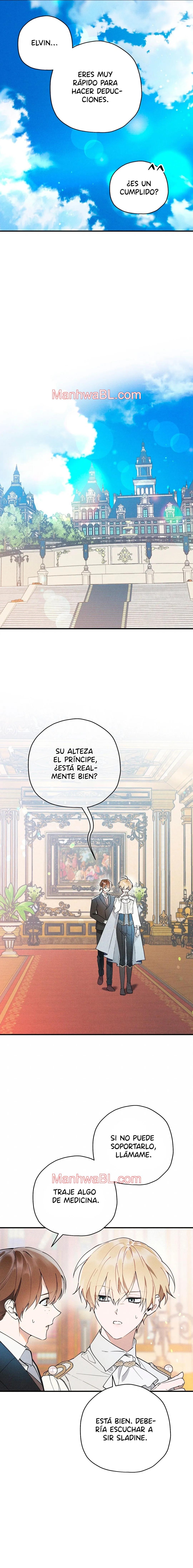 Ocultando que el maldito príncipe es un omega - Capítulo 9 manhwa