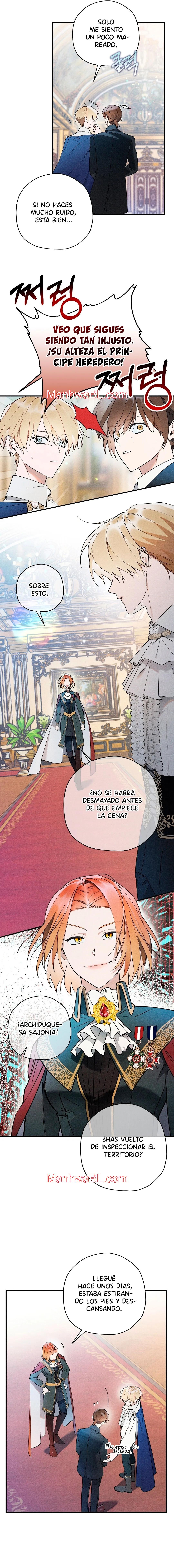 Ocultando que el maldito príncipe es un omega - Capítulo 9 manhwa