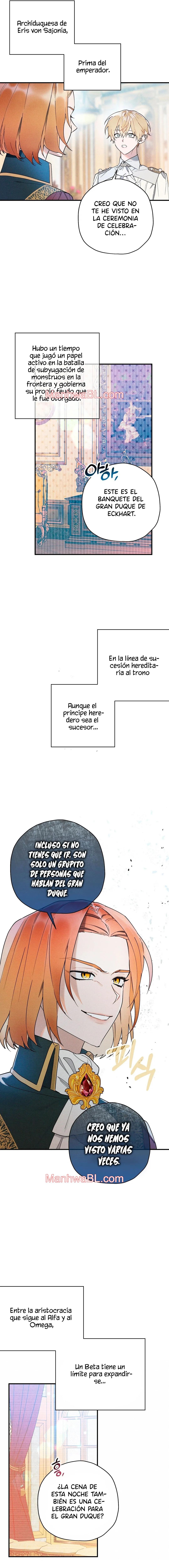 Ocultando que el maldito príncipe es un omega - Capítulo 9 manhwa