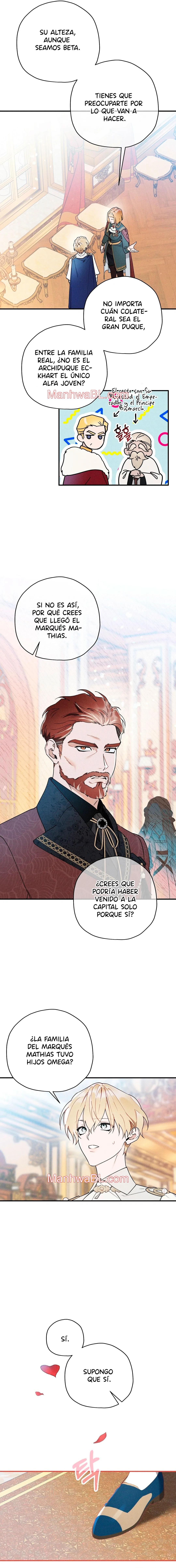 Ocultando que el maldito príncipe es un omega - Capítulo 9 manhwa