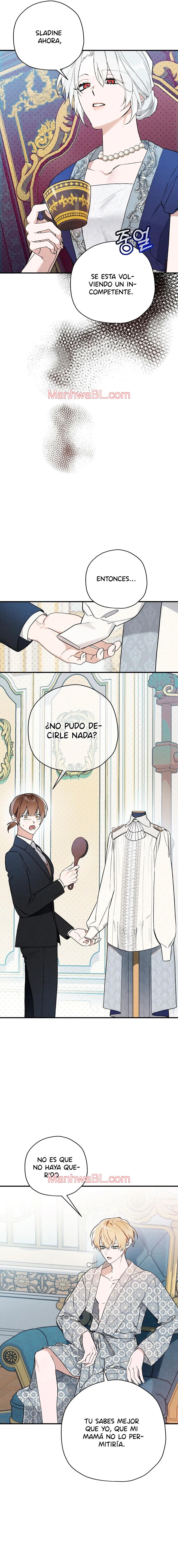 Ocultando que el maldito príncipe es un omega - Capítulo 9 manhwa