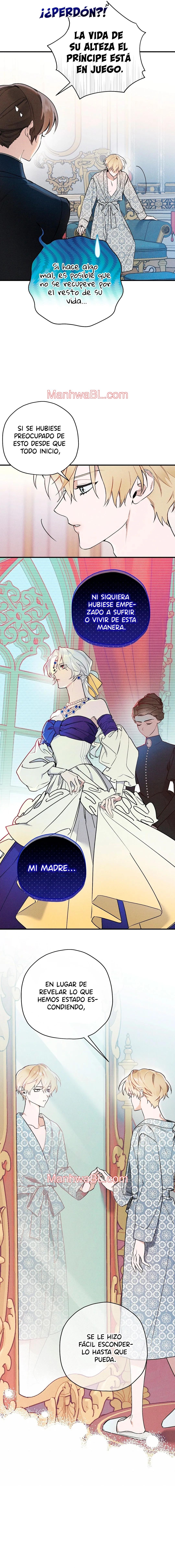 Ocultando que el maldito príncipe es un omega - Capítulo 9 manhwa