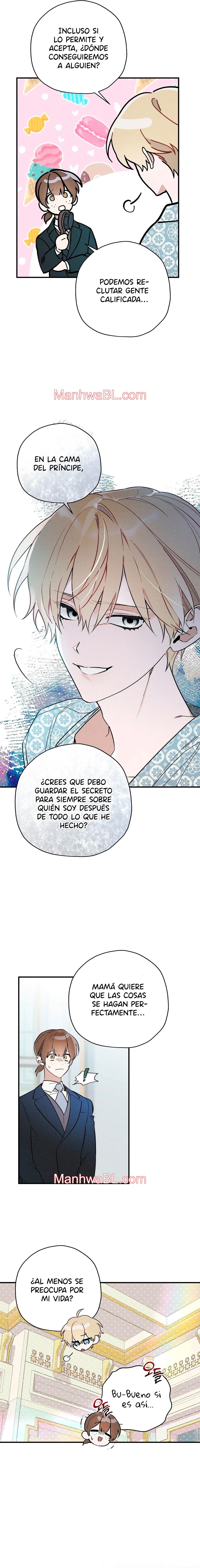Ocultando que el maldito príncipe es un omega - Capítulo 9 manhwa