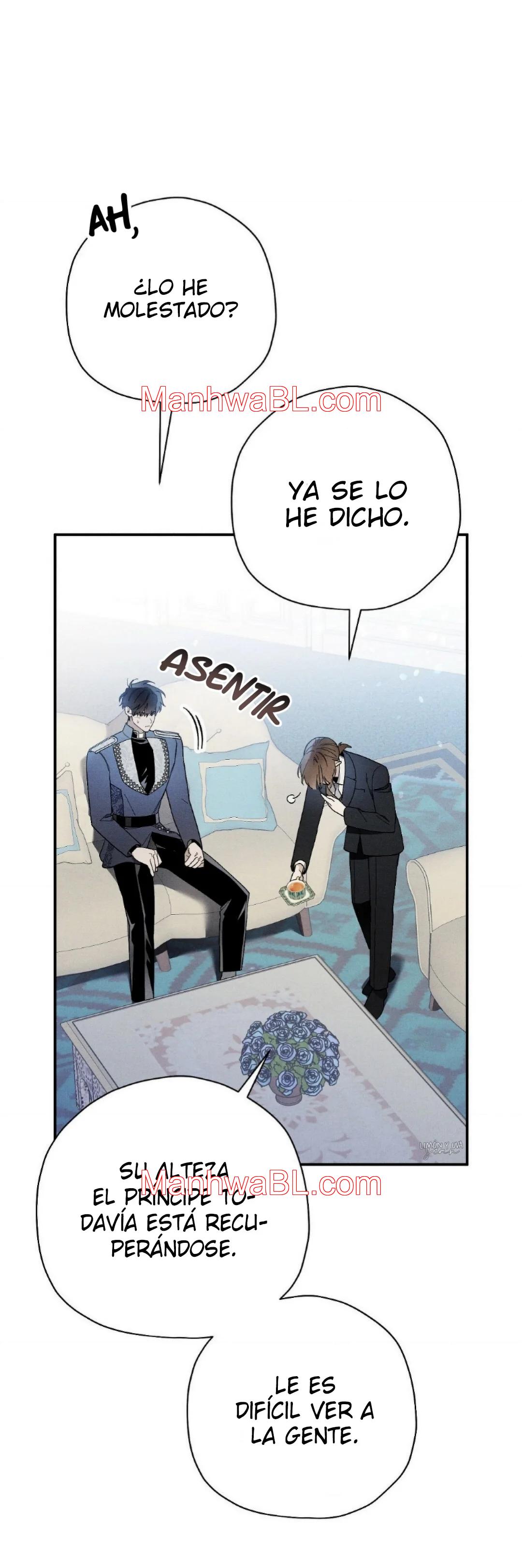 Ocultando que el maldito príncipe es un omega - Capítulo 23 manhwa