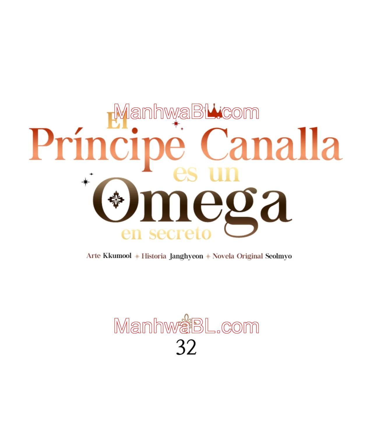 Ocultando que el maldito príncipe es un omega - Capítulo 32 manhwa