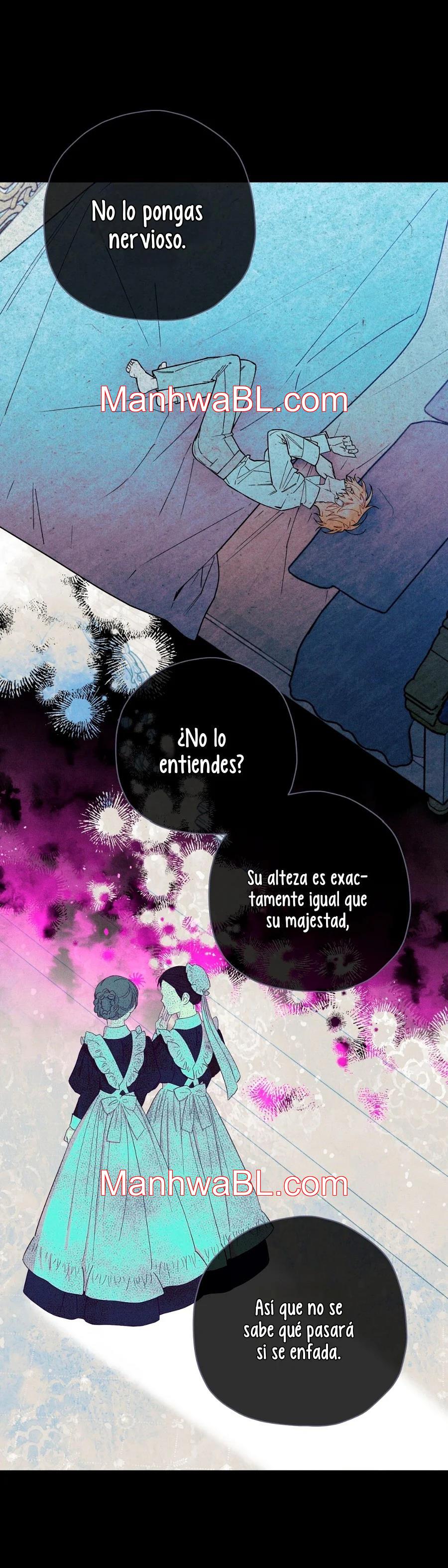 Ocultando que el maldito príncipe es un omega - Capítulo 43 manhwa