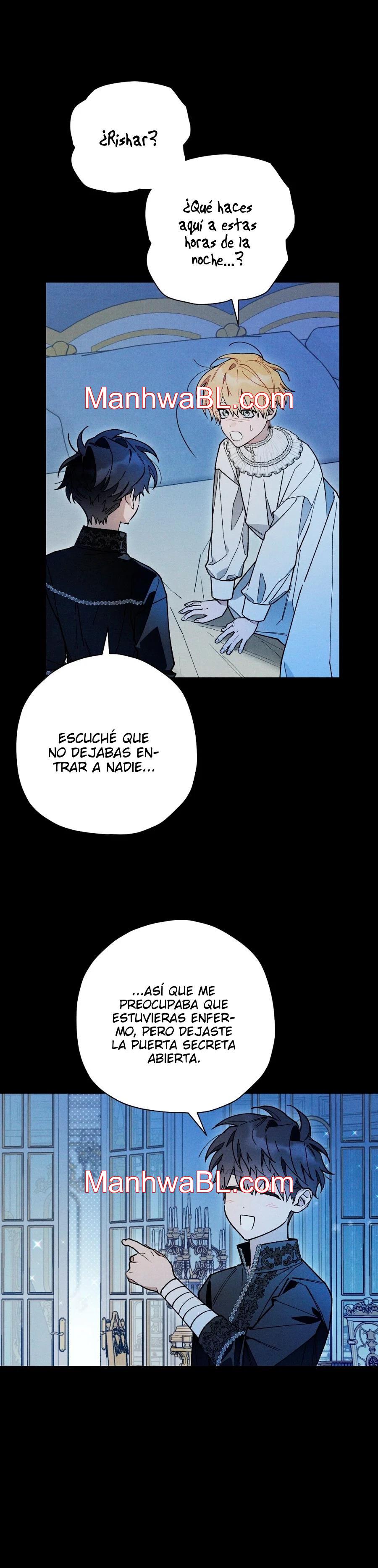 Ocultando que el maldito príncipe es un omega - Capítulo 43 manhwa