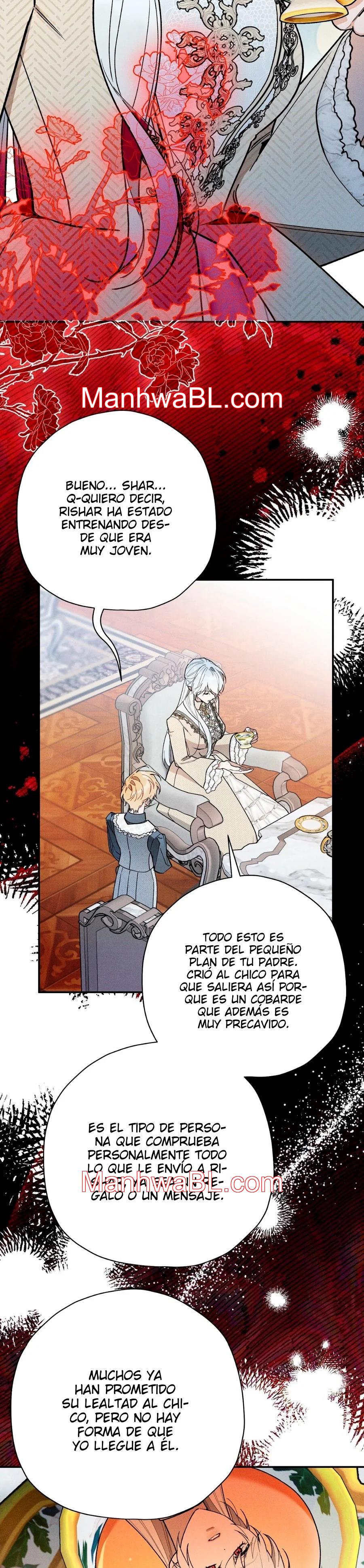 Ocultando que el maldito príncipe es un omega - Capítulo 43 manhwa