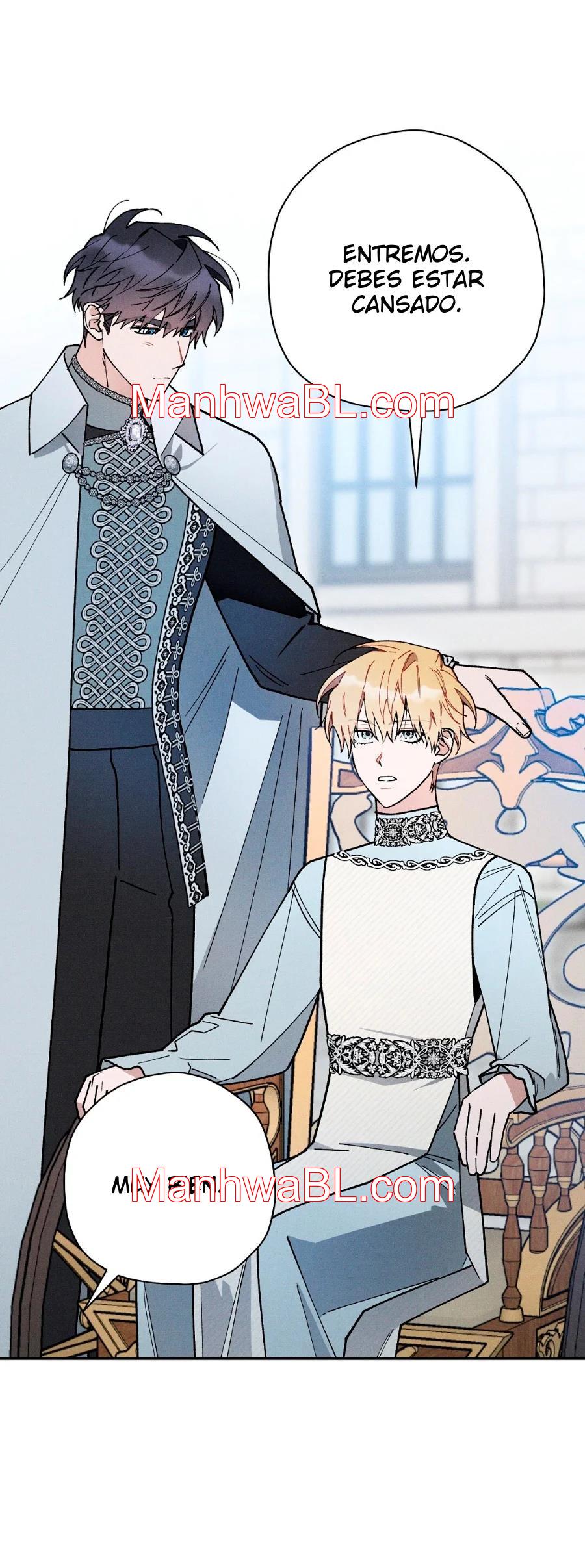 Ocultando que el maldito príncipe es un omega - Capítulo 47 manhwa