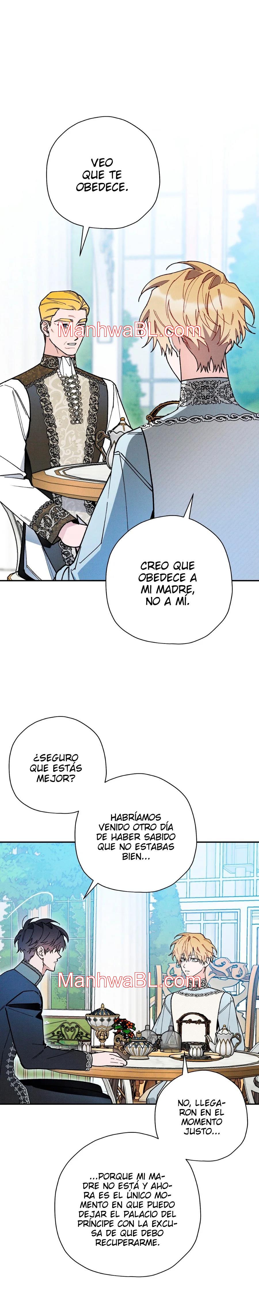 Ocultando que el maldito príncipe es un omega - Capítulo 47 manhwa