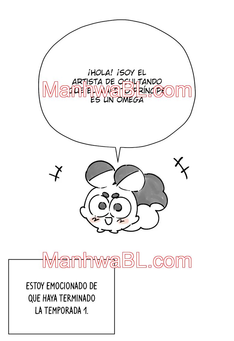 Ocultando que el maldito príncipe es un omega - Capítulo 32.50 manhwa