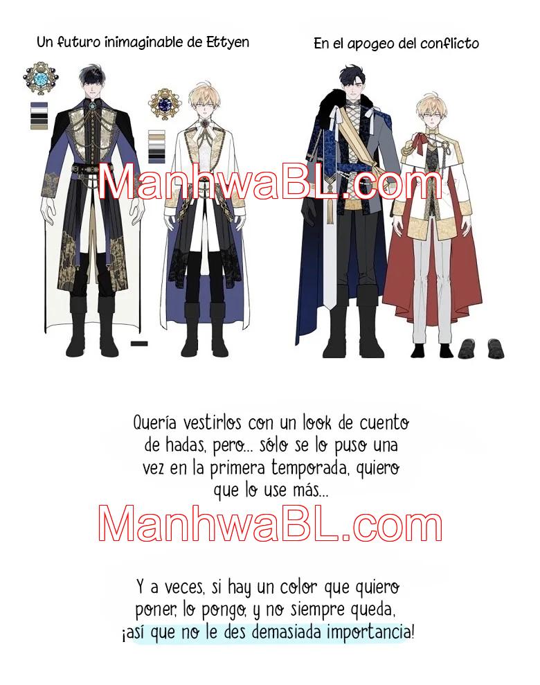Ocultando que el maldito príncipe es un omega - Capítulo 32.50 manhwa