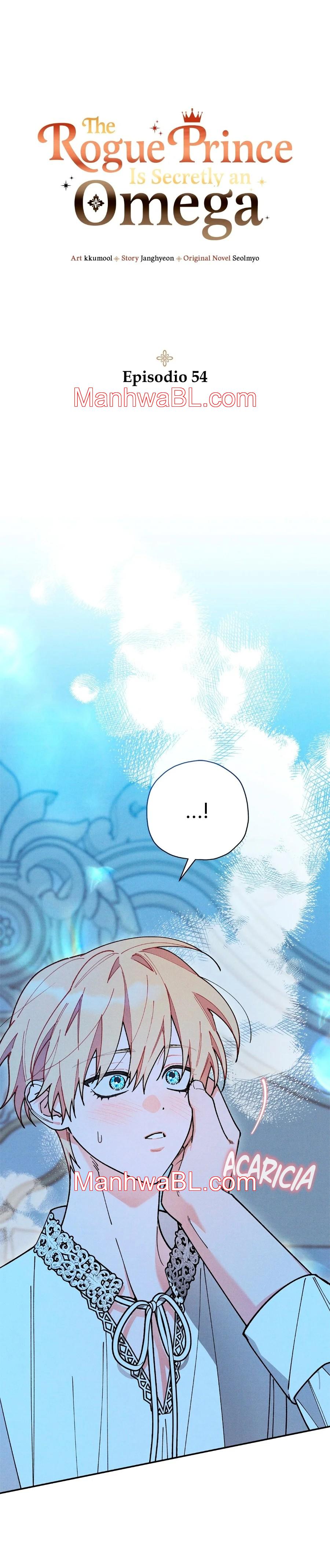 Ocultando que el maldito príncipe es un omega - Capítulo 54 manhwa