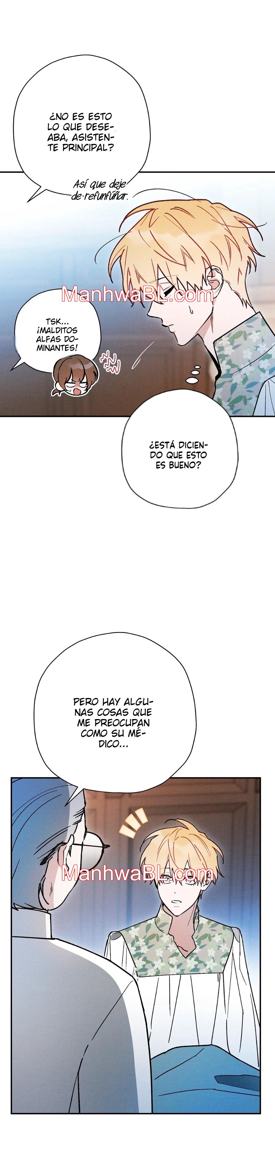 Ocultando que el maldito príncipe es un omega - Capítulo 38 manhwa
