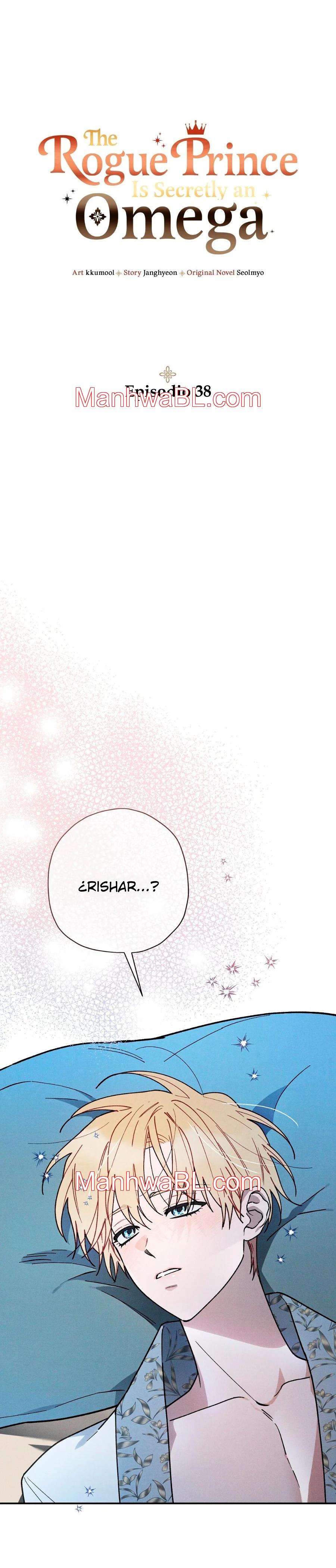 Ocultando que el maldito príncipe es un omega - Capítulo 38 manhwa