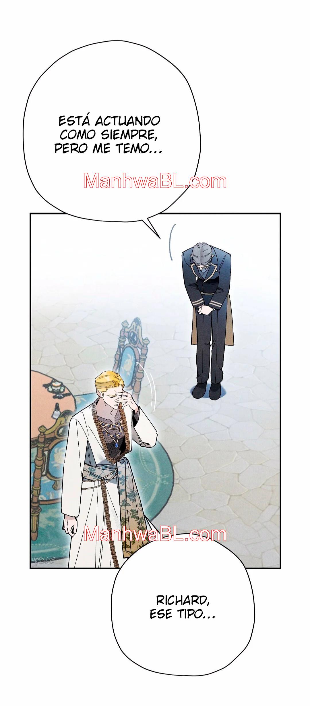 Ocultando que el maldito príncipe es un omega - Capítulo 27 manhwa