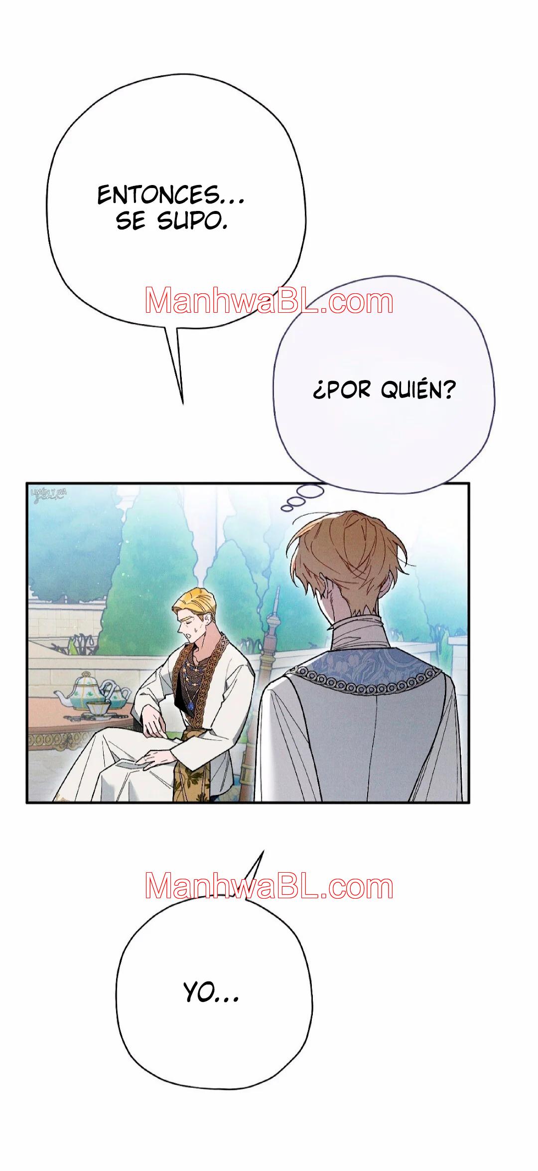 Ocultando que el maldito príncipe es un omega - Capítulo 27 manhwa