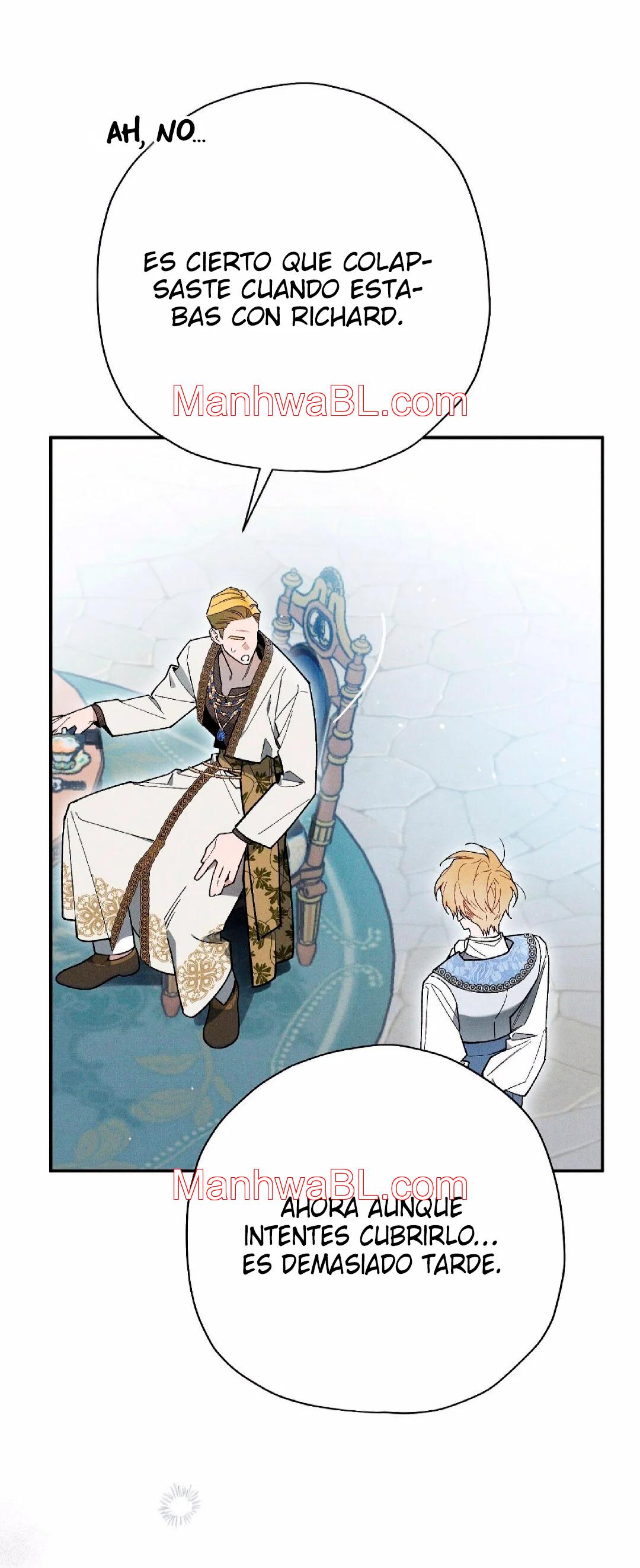 Ocultando que el maldito príncipe es un omega - Capítulo 27 manhwa