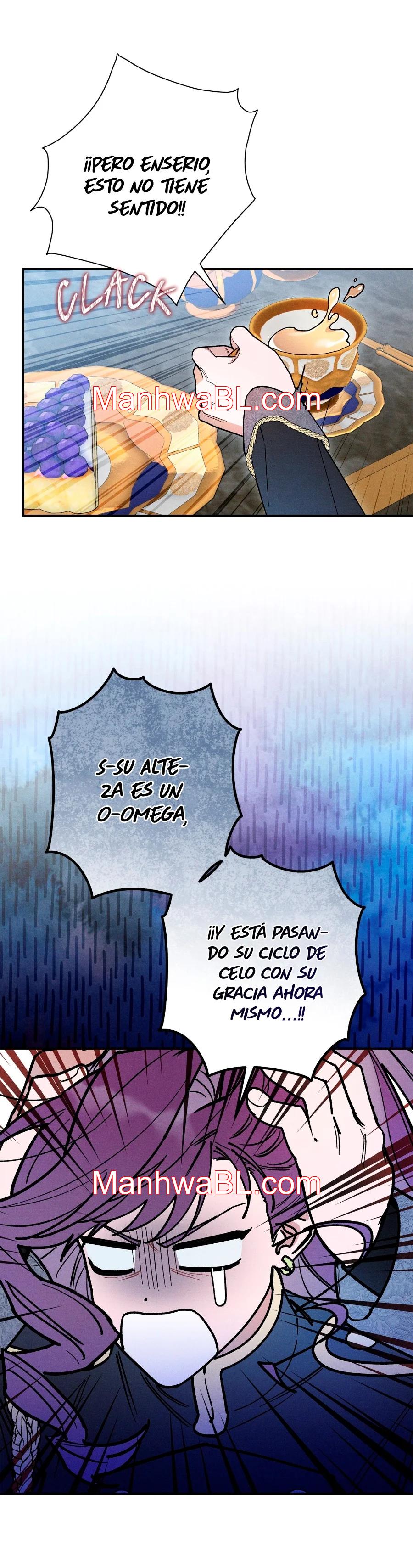 Ocultando que el maldito príncipe es un omega - Capítulo 35 manhwa