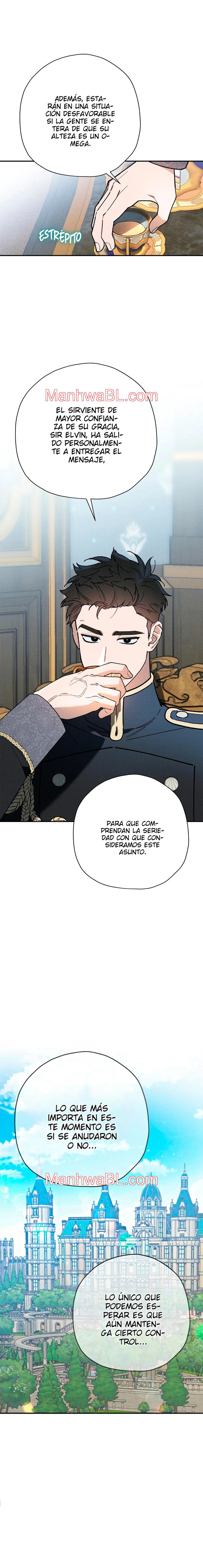 Ocultando que el maldito príncipe es un omega - Capítulo 35 manhwa