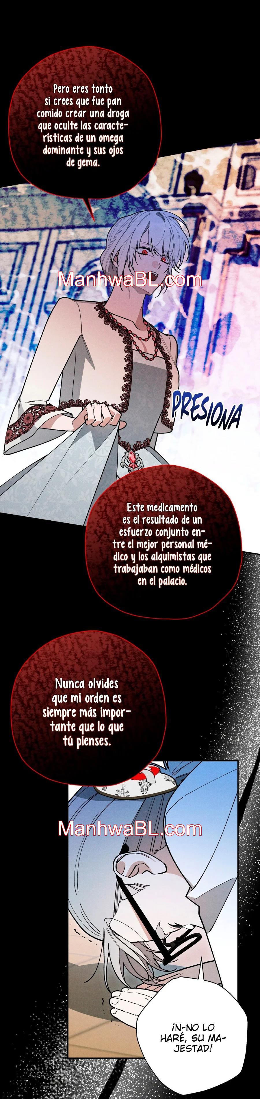 Ocultando que el maldito príncipe es un omega - Capítulo 46 manhwa