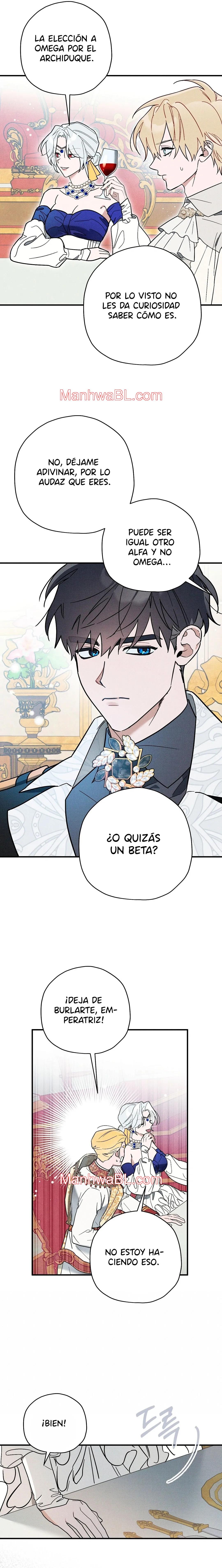 Ocultando que el maldito príncipe es un omega - Capítulo 12 manhwa