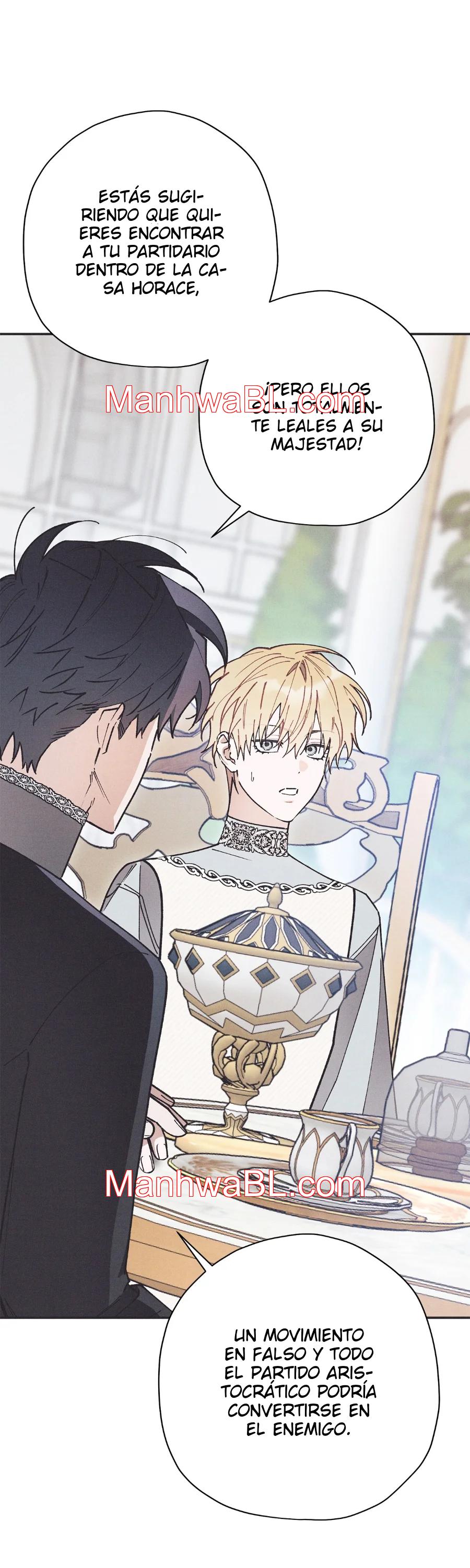 Ocultando que el maldito príncipe es un omega - Capítulo 50 3 manhwa