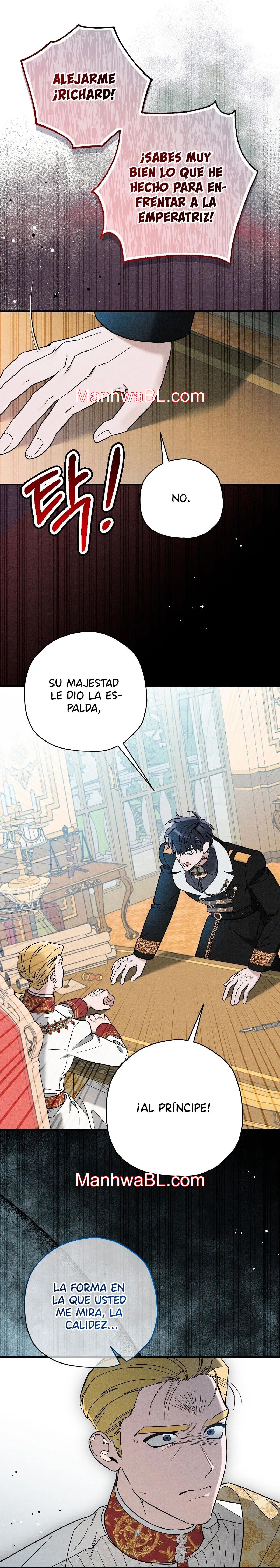 Ocultando que el maldito príncipe es un omega - Capítulo 13 manhwa