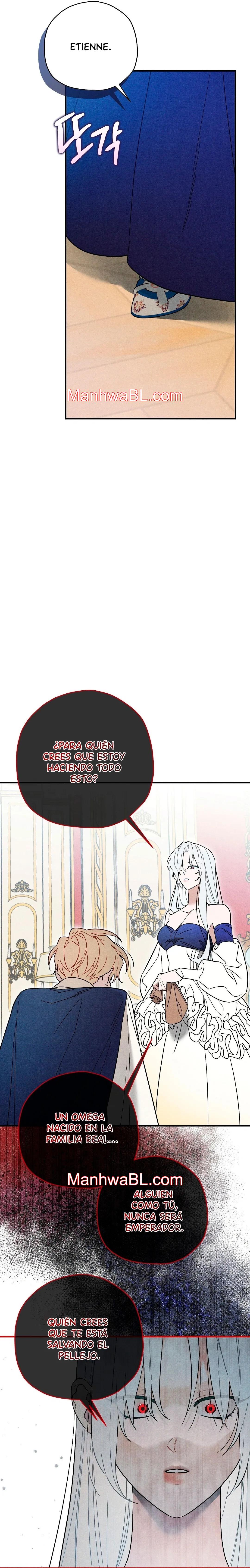 Ocultando que el maldito príncipe es un omega - Capítulo 13 manhwa