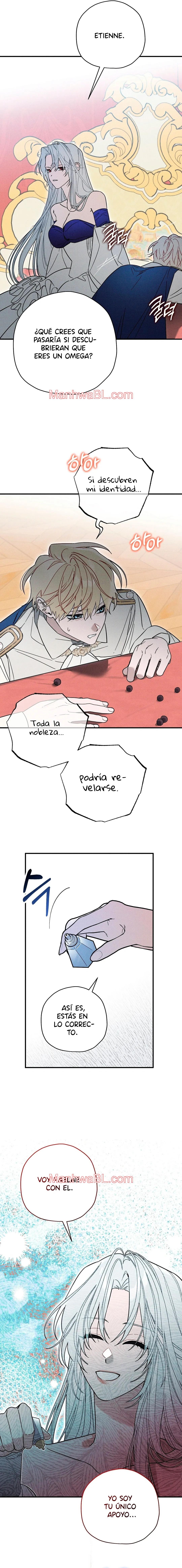 Ocultando que el maldito príncipe es un omega - Capítulo 13 manhwa