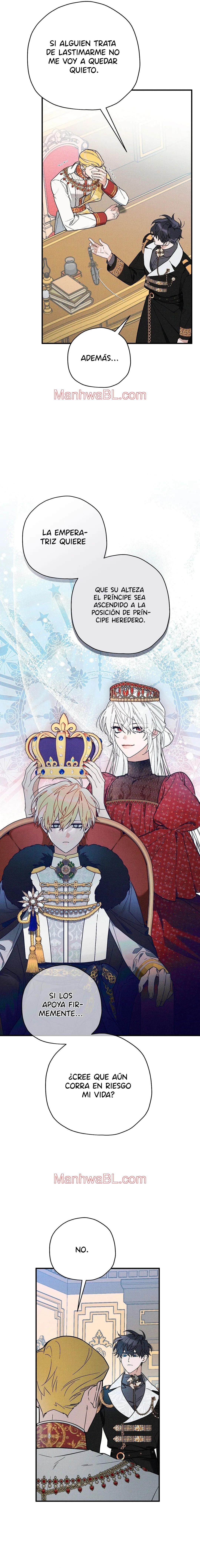 Ocultando que el maldito príncipe es un omega - Capítulo 13 manhwa