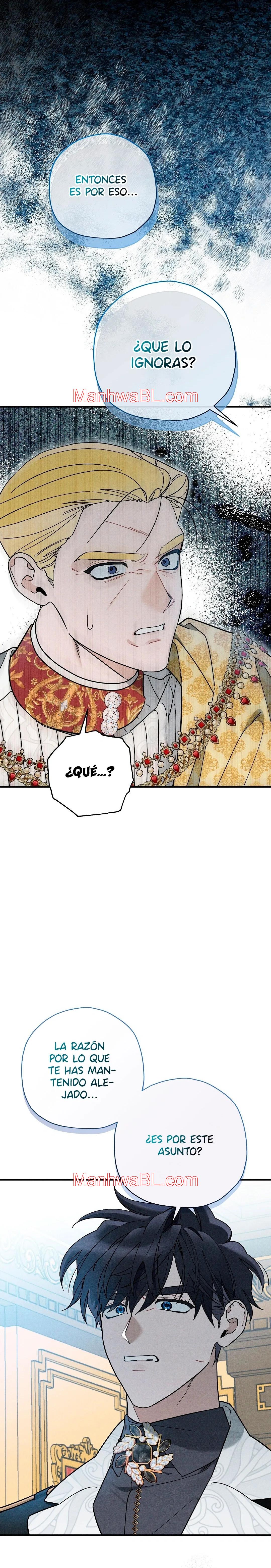 Ocultando que el maldito príncipe es un omega - Capítulo 13 manhwa
