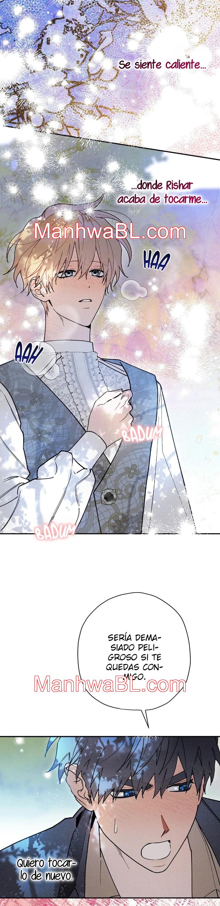 Ocultando que el maldito príncipe es un omega - Capítulo 33 manhwa