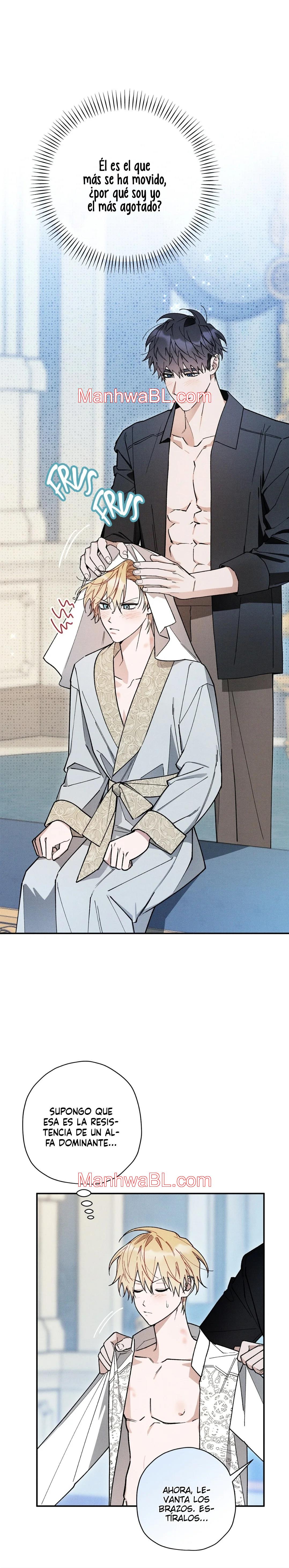 Ocultando que el maldito príncipe es un omega - Capítulo 45 manhwa