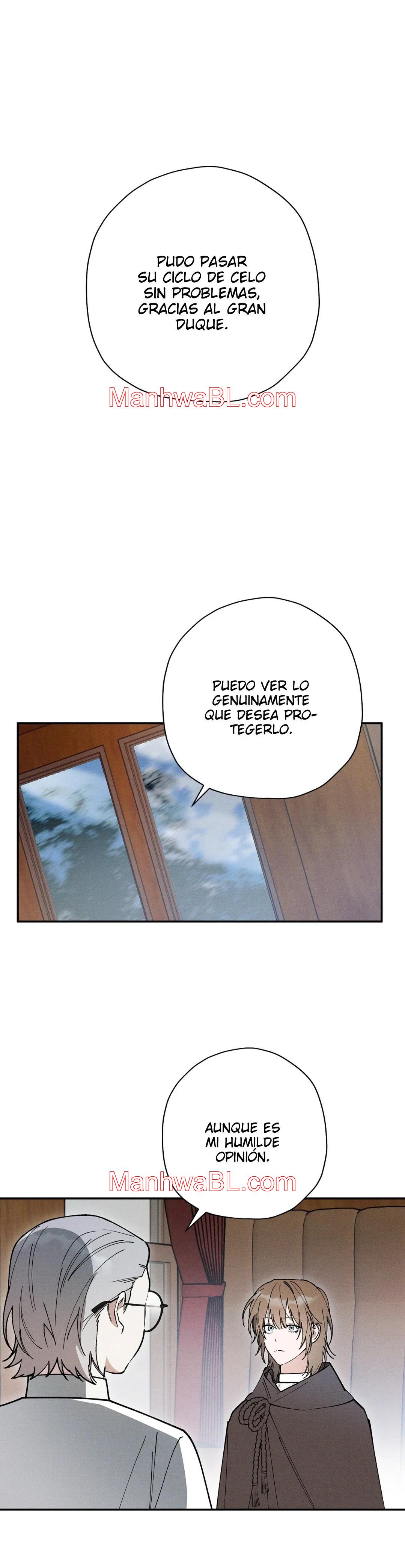 Ocultando que el maldito príncipe es un omega - Capítulo 45 manhwa