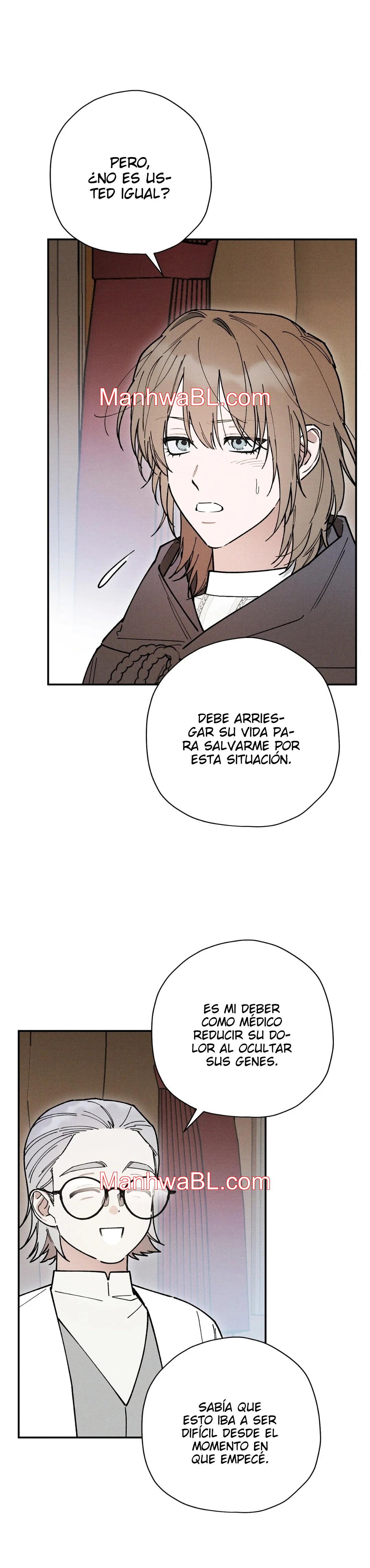 Ocultando que el maldito príncipe es un omega - Capítulo 45 manhwa