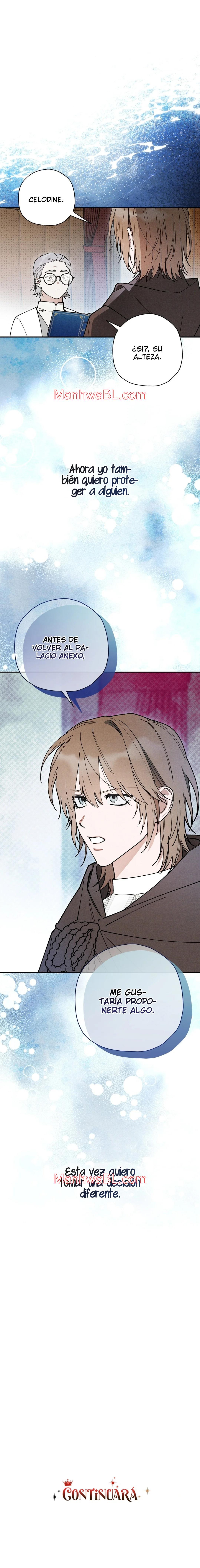 Ocultando que el maldito príncipe es un omega - Capítulo 45 manhwa