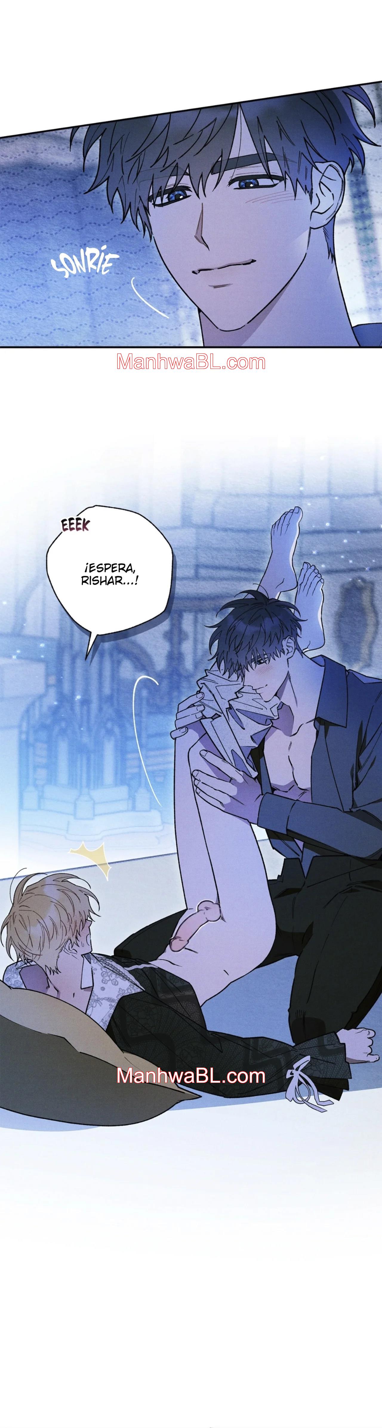 Ocultando que el maldito príncipe es un omega - Capítulo 45 manhwa