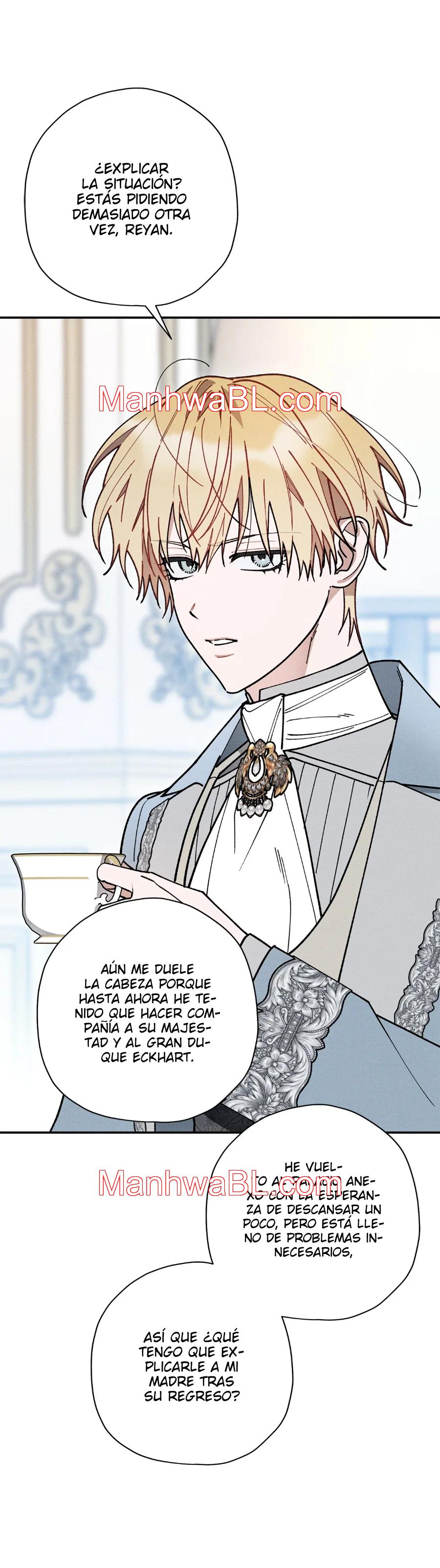 Ocultando que el maldito príncipe es un omega - Capítulo 51 manhwa