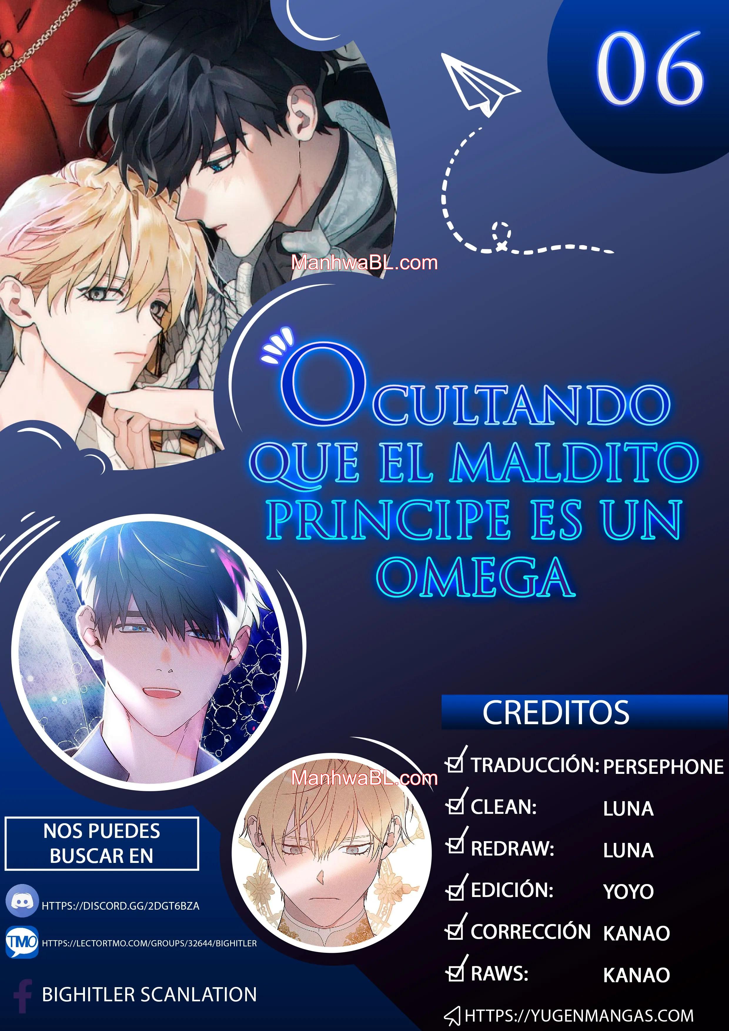 Ocultando que el maldito príncipe es un omega - Capítulo 6 manhwa