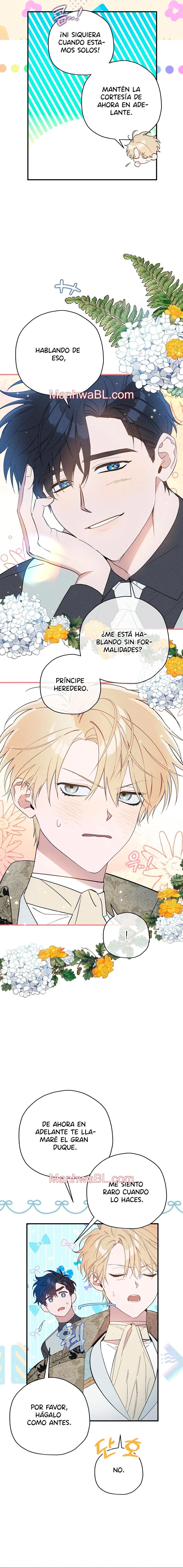 Ocultando que el maldito príncipe es un omega - Capítulo 6 manhwa