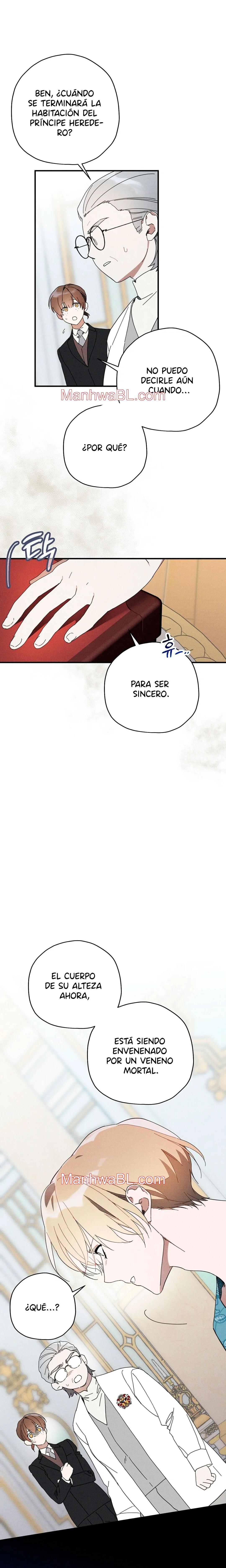 Ocultando que el maldito príncipe es un omega - Capítulo 8 manhwa