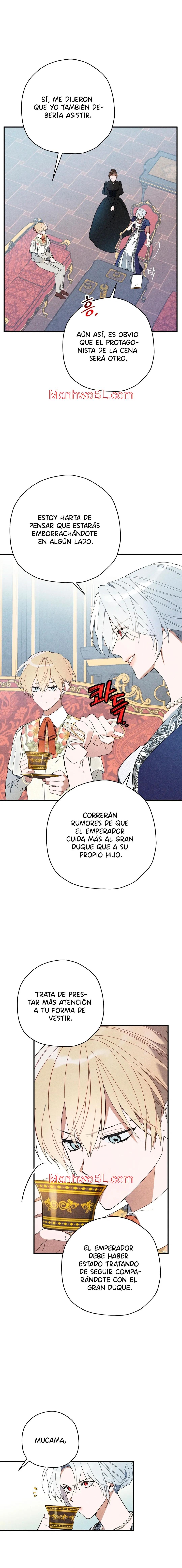 Ocultando que el maldito príncipe es un omega - Capítulo 8 manhwa