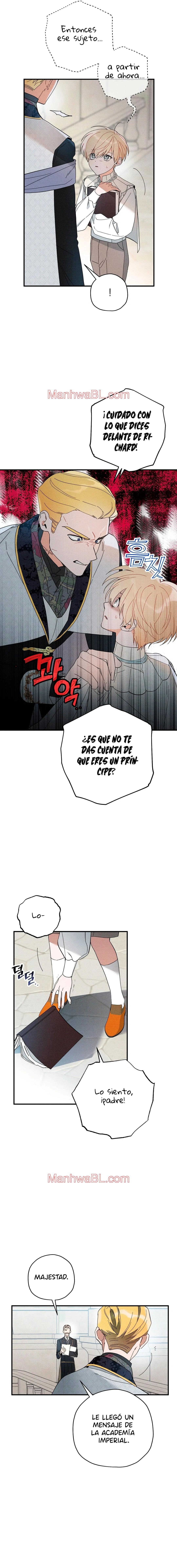 Ocultando que el maldito príncipe es un omega - Capítulo 8 manhwa